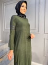 NEVON 21Y3074 ÖZEL KOLEKSİYON DERİ VE DÜĞME DETAYLI TRİKO ELBİAE MODELİMİZ