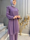 NEVON 21Y5012 Taş İşleme Detaylı Pantalonlu Takım