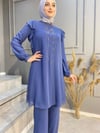 NEVON 21Y5012 Taş İşleme Detaylı Pantalonlu Takım