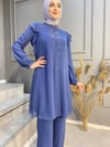 NEVON 21Y5012 Taş İşleme Detaylı Pantalonlu Takım