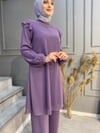 NEVON 21Y5012 Taş İşleme Detaylı Pantalonlu Takım
