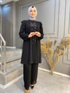 NEVON 21Y5012 Taş İşleme Detaylı Pantalonlu Takım