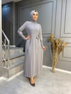 NEVON  21YD3008 Pilise Detaylı Yazlık Harika Abiye 