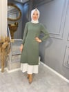 NEVON 2580 2 PARÇA GÖRÜNÜMLÜ YAZLIK ELBİSE