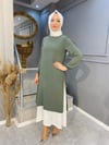 NEVON 2580 2 PARÇA GÖRÜNÜMLÜ YAZLIK ELBİSE
