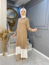 NEVON 2580 2 PARÇA GÖRÜNÜMLÜ YAZLIK ELBİSE