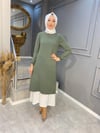 NEVON 2580 2 PARÇA GÖRÜNÜMLÜ YAZLIK ELBİSE