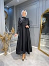 NEVON 2855 OMZU TAŞ İŞLEMELİ JAKARLI SATEN ABİYE 