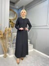 NEVON 3013 DÜZ PAPATYA İŞLEMELİ FERACE