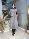 NEVON 3825 TAMAMEN KAPİTONE KÜRK DETAYLI KABAN 