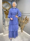 NEVON 4120 KAT KAT TÜL ELBİSE