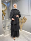 NEVON 4120 KAT KAT TÜL ELBİSE