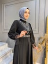 NEVON 4136 İşlemeli ve Tül Detaylı Abiye