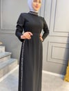NEVON 4145 Taş Ve İnci İşleme Detaylı Abiye