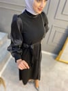 NEVON 4180 Organze Detaylı Taş İşlemeli Abiye Ebise