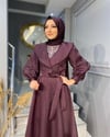 NEVON 4308 ÖZEL TASARIM ÖNÜ TAŞ İŞLEMELİ ABİYE