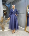 NEVON 4308 ÖZEL TASARIM ÖNÜ TAŞ İŞLEMELİ ABİYE