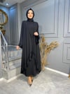 NEVON 4416 SİM DETAYLI ŞİFON ABAYA TAKIM