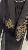 NEVON 45859 İTHAL PREMİUM FİLE VE TAŞ İŞLEMELİ LÜKS ABAYA TAKIM