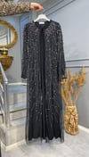 NEVON 488 TAŞ İŞLEMELİ İKİLİ ABAYA TAKIM