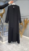 NEVON 5608 ETEK UCU PLİSELİ KREP FERACE 