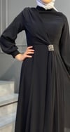NEVON 6125 Taş İşleme ve Şifon Detaylı Abiye