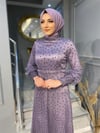 NEVON 613 NOKTA SİM DETAYLI LÜKS ABİYE