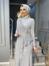 NEVON 616 TAŞ İŞLEME DETAYLI LÜKS SİM BASKI ABİYE