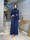 NEVON 616 TAŞ İŞLEME DETAYLI LÜKS SİM BASKI ABİYE