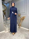 NEVON 617 TAŞ İŞLEME DETAYLI LÜKS SİM BASKI ABİYE