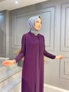NEVON 647 PLİSELİ PELERİNLİ ELBİSE