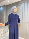 NEVON 647 PLİSELİ PELERİNLİ ELBİSE