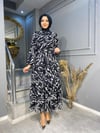 NEVON 70101 KAT KAT ŞİFON YAZLIK ELBİSE