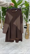 nevon 7073 taş işleme ve deri detaylı pantalon takım 