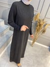 NEVON 733  Taş İslemeli Likralı Abiye Elbise 