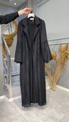 NEVON 7514 GÜPÜR DETAYLI LÜKS 2'Lİ ABAYA TAKIM