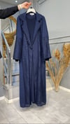 NEVON 7514 GÜPÜR DETAYLI LÜKS 2'Lİ ABAYA TAKIM