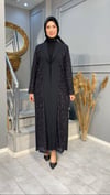 NEVON 7532 KENDİNDEN SİMLİ 2'Lİ ABAYA TAKIM