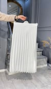 NEVON 802 PİLİSELİ KREP KUMAŞ ETEK
