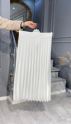 NEVON 802 PİLİSELİ KREP KUMAŞ ETEK