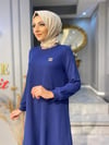 NEVON 910 BROŞ DETAYLI FİTTİLİ PANTALONLU TAKIM 