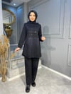 NEVON 920 KAPŞ.TAŞ İŞLEMELİ PANTALONLU TAKIM