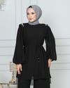 NEVON 9296 OMZU TAŞ İŞLEMELİ ŞİFON PANTOLON TAKIM