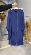 NEVON 9299 TAŞ İŞLEME DETAYLI ŞİFON PANTOLON TAKIM 