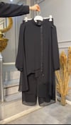 NEVON 9299 TAŞ İŞLEME DETAYLI ŞİFON PANTOLON TAKIM 