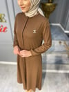 NEVON 949 FİTİLLİ ÖRME TRİKO GİY ÇIK ELBİSE 