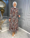 NEVON2517 ÖZEL KÖLEKSİYON YAZLIK TİRİL TİRİL ELBİSE MODELİ