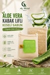 Doğal Kabak Lifli Aloe Vera Sabun Seti Doğal Kabak Lifi Banyo Kesesi - Kabak Lifli Yüz Kesesi