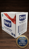 Dory Klozet Kapak Örtüsü Kağıdı (1 Koli - 20 Paket - 4000 Adet)