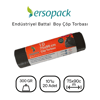 Ersopack Endüstriyel Battal Boy Çöp Torbası 75x90 cm 10'lu 10 Rulo Çöp Poşet 1 Koli